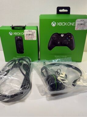 XBOX ONE Original TV Remote , Controller , Headset , OEM HDMI NEW Sealed LOT